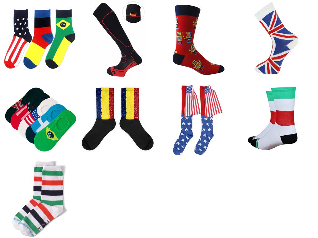 german flag socks